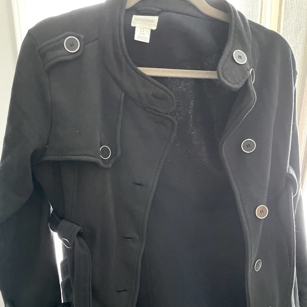 Black maternity jacket S